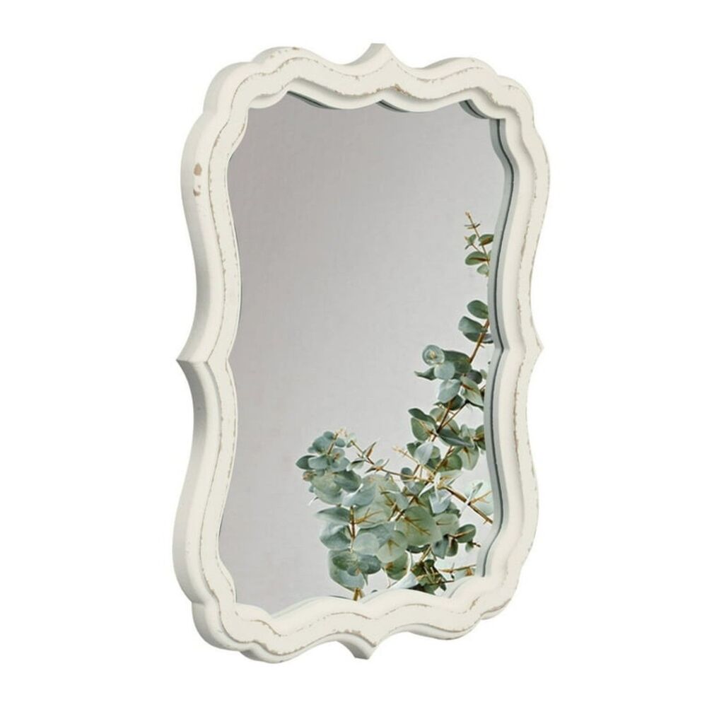 Distressed Wood Wall Mirror NEW